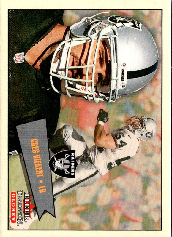 2001 Fleer Tradition Glossy Greg Biekert #253