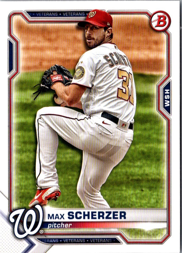 2021 Bowman Max Scherzer #39