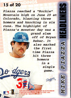1997 Fleer Headliners Mike Piazza #15