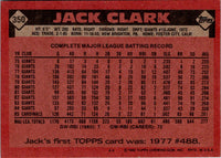1986 Topps Jack Clark #350