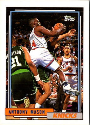 1992 Topps Anthony Mason #195