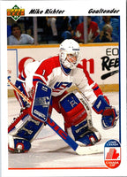 1991 Upper Deck French Mike Richter #34A
