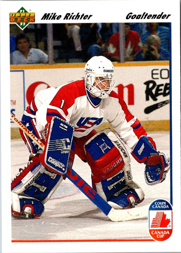 1991 Upper Deck French Mike Richter #34A