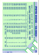 1986 Topps Baseball Champion Superstars Pete Rose