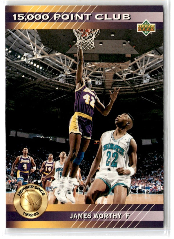 1992 Upper Deck 15000-Point Club James Worthy #PC8