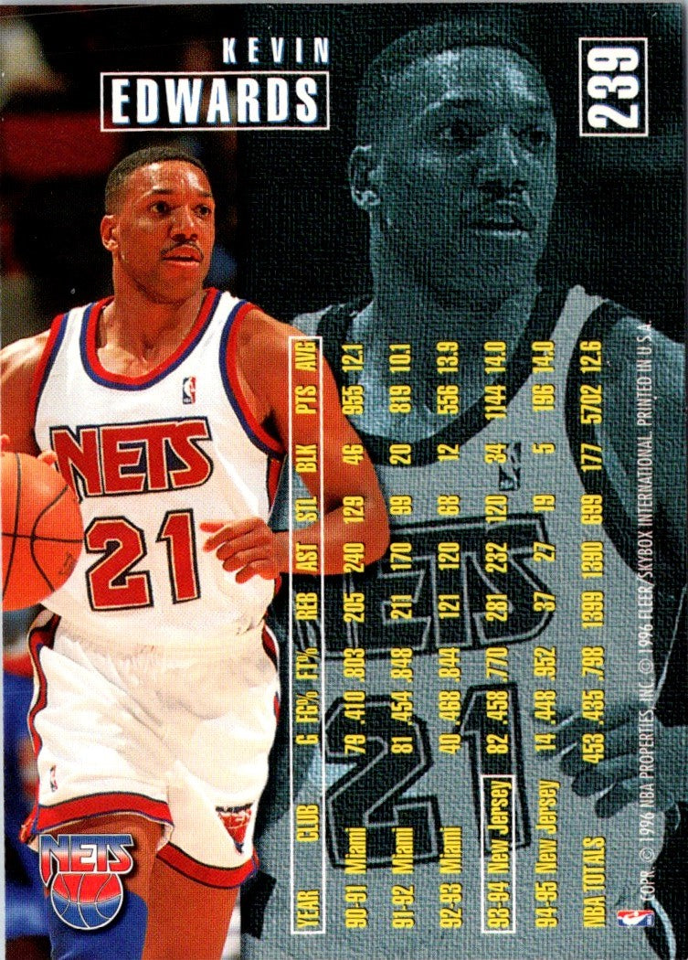 1995 Fleer Kevin Edwards