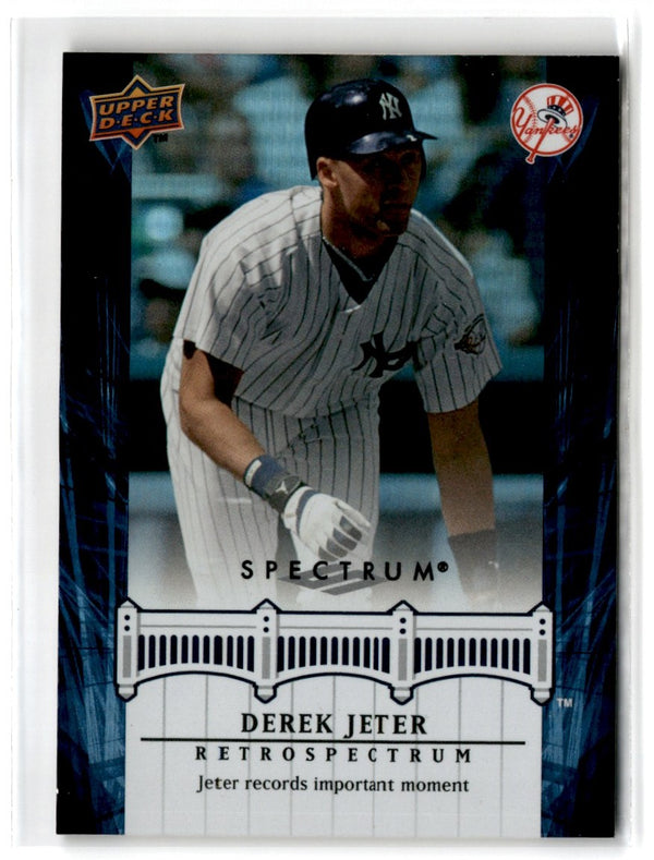 2008 Upper Deck Spectrum Derek Jeter Retrospectrum Derek Jeter #DJ69