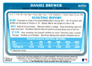 2011 Bowman Chrome Prospects Daniel Brewer