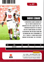 2021 Panini Contenders Draft Picks Game Ticket Red Darius Leonard #87