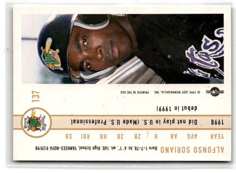 1999 Just Alfonso Soriano