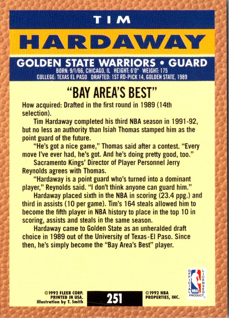 1992 Fleer Tim Hardaway