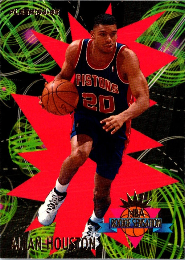 1994 Fleer Rookie Sensations Allan Houston #10