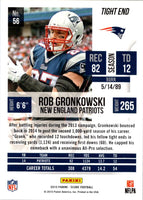 2015 Score Rob Gronkowski #56