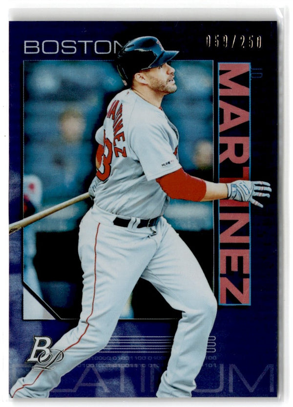 2020 Bowman Platinum Purple J.D. Martinez #7 059/250