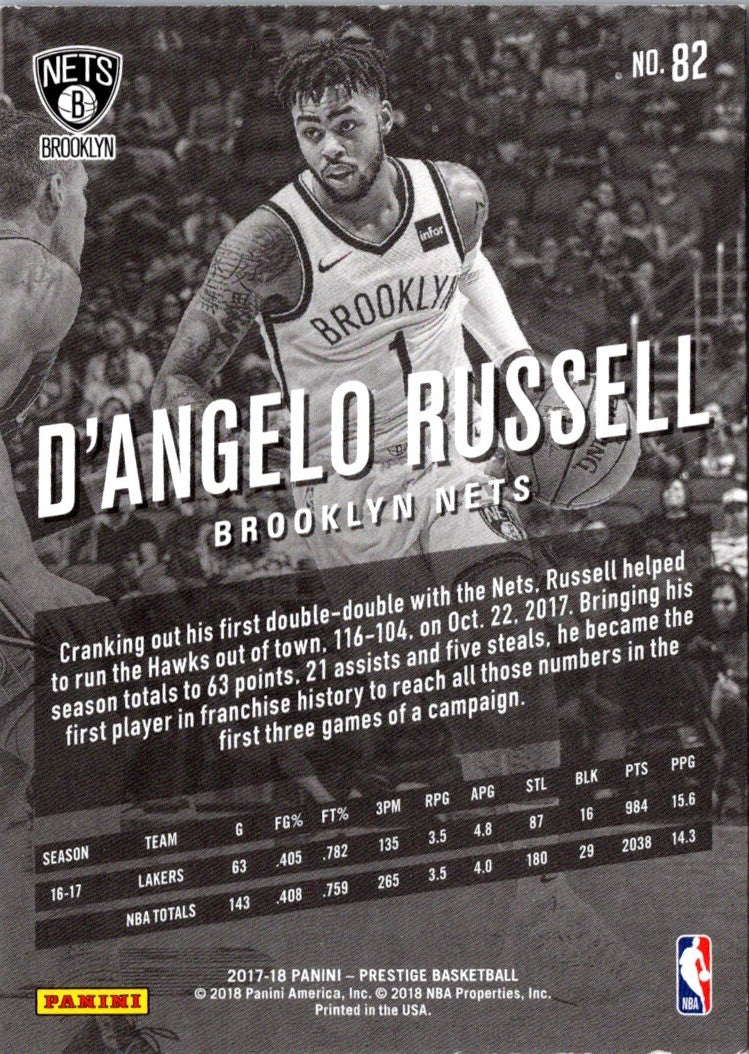 2017 Panini Prestige D'Angelo Russell