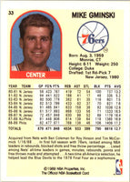 1989 Hoops Mike Gminski #33