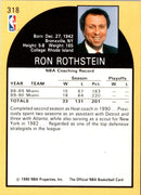 1990 Hoops Ron Rothstein