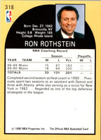 1990 Hoops Ron Rothstein #318
