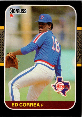 1987 Donruss Ed Correa #57 Rookie