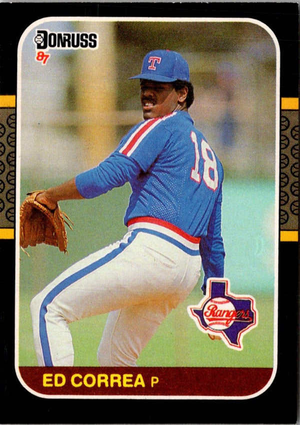 1987 Donruss Ed Correa #57 Rookie