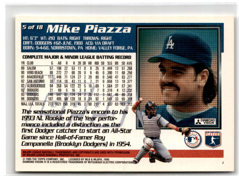 1995 National Packtime Mike Piazza