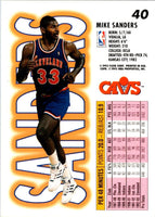 1993 Fleer Mike Sanders #40