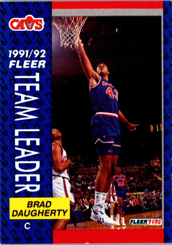 1991 Fleer Brad Daugherty #376
