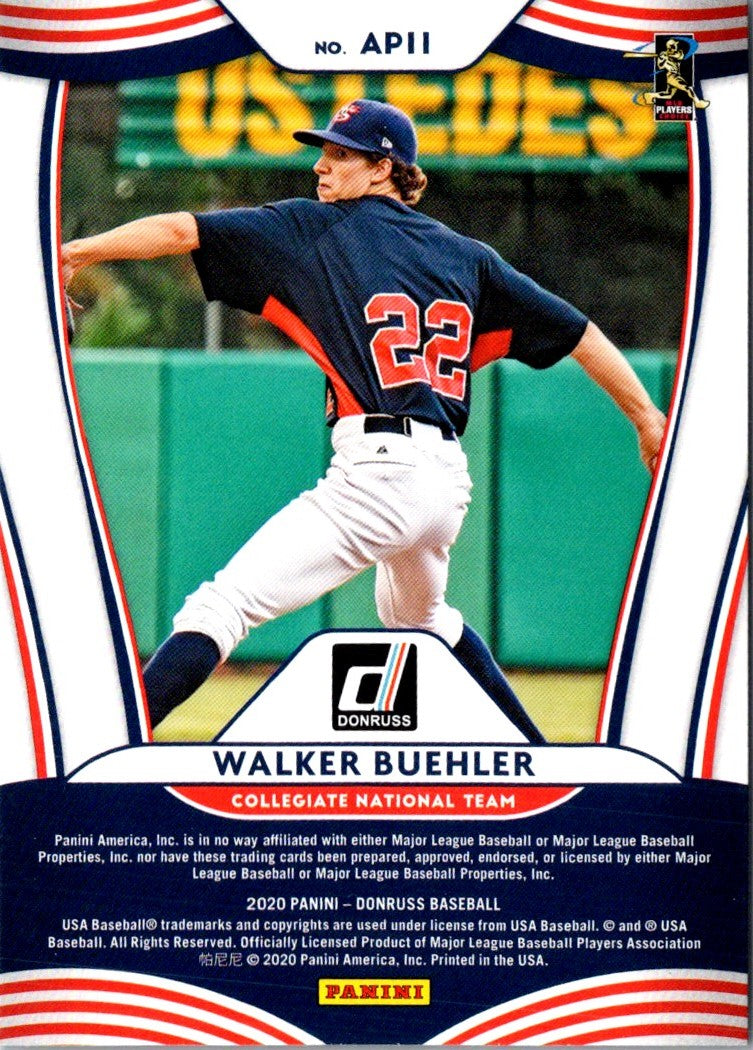 2020 Donruss American Pride Logan Allen/Walker Buehler