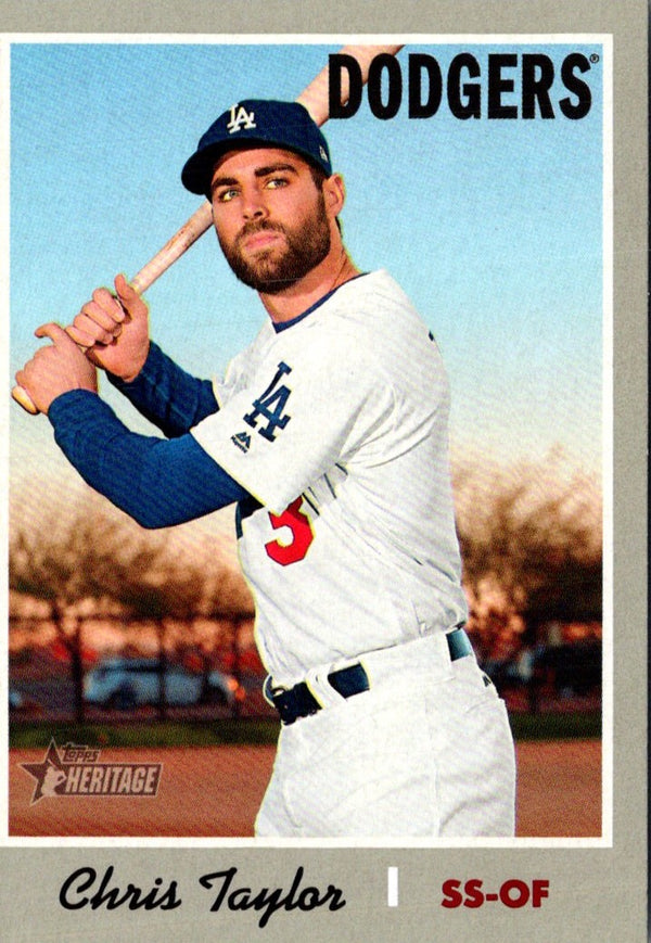 2019 Topps Heritage Chris Taylor #304