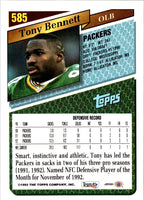 1993 Topps Tony Bennett #585