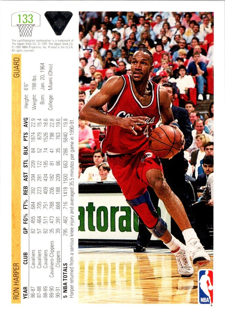 1991 Upper Deck Ron Harper