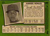 2020 Topps Heritage Hansel Robles #375