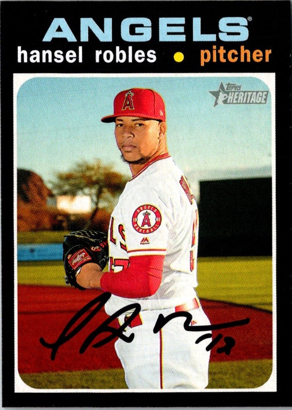 2020 Topps Heritage Hansel Robles #375