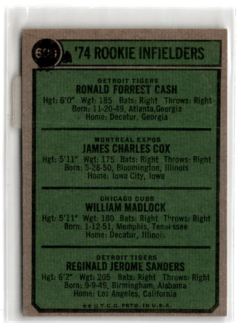 1974 Topps Rookie Pitchers - Wayne Garland/Fred Holdsworth/Mark Littell/Dick Pole