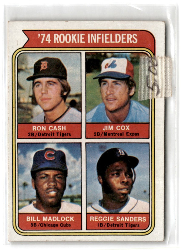 1974 Topps Rookie Pitchers - Wayne Garland/Fred Holdsworth/Mark Littell/Dick Pole #596 Rookie