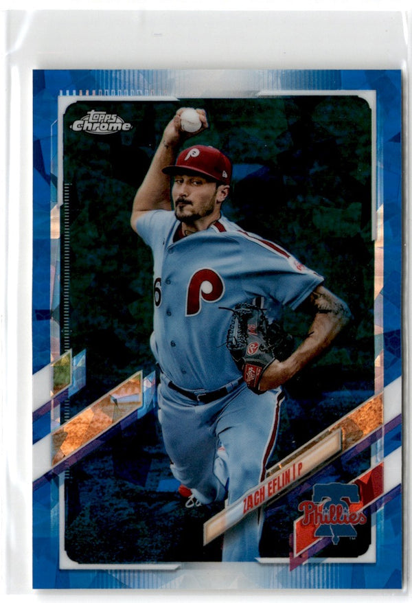 2021 Topps Chrome Sapphire Edition Zach Eflin #460