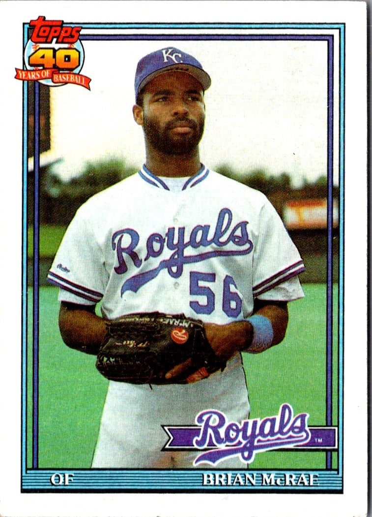 1991 Topps Brian McRae