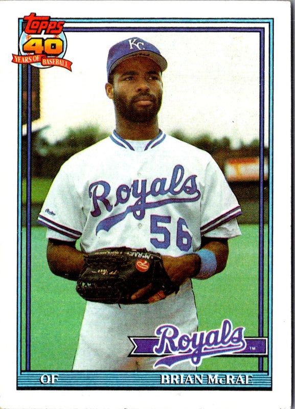 1991 Topps Brian McRae #222