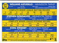 2019 Topps Heritage Kohl Stewart/Willians Astudillo/Stephen Gonsalves #386 Rookie