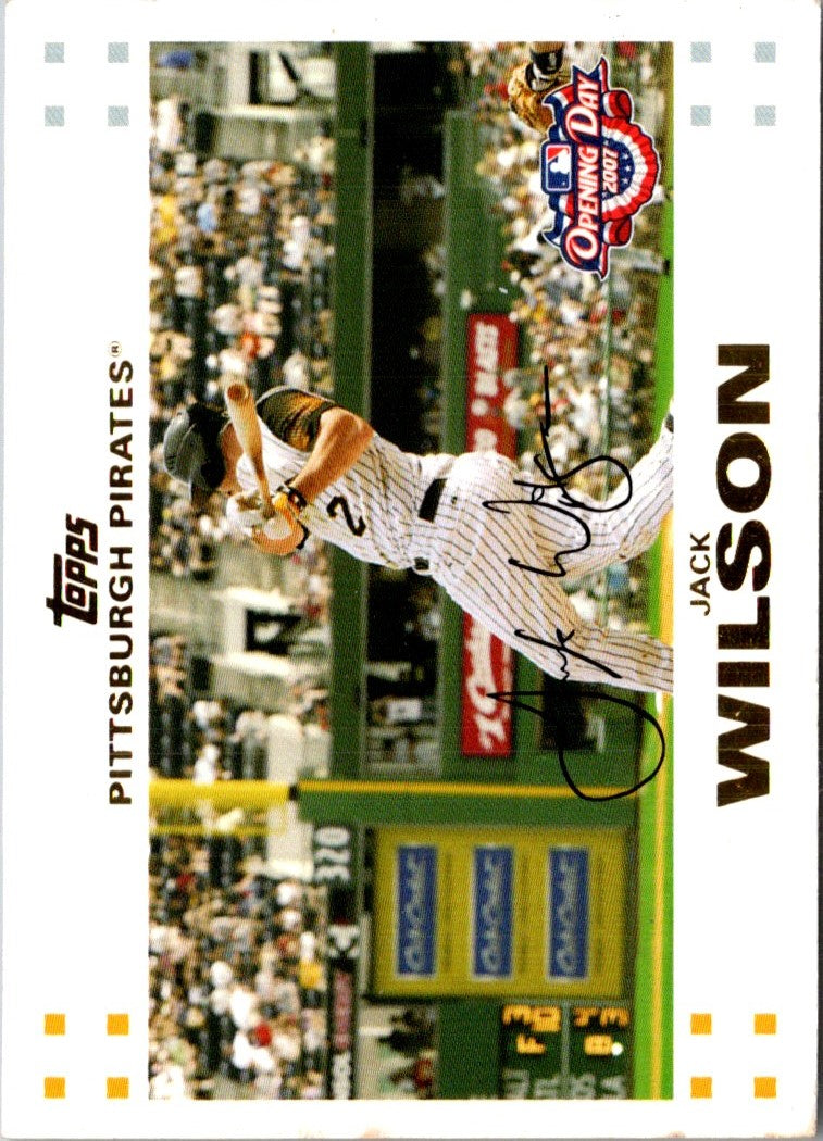 2007 Topps Opening Day Jack Wilson