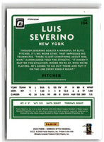 2020 Donruss Optic Red Wave Luis Severino #104