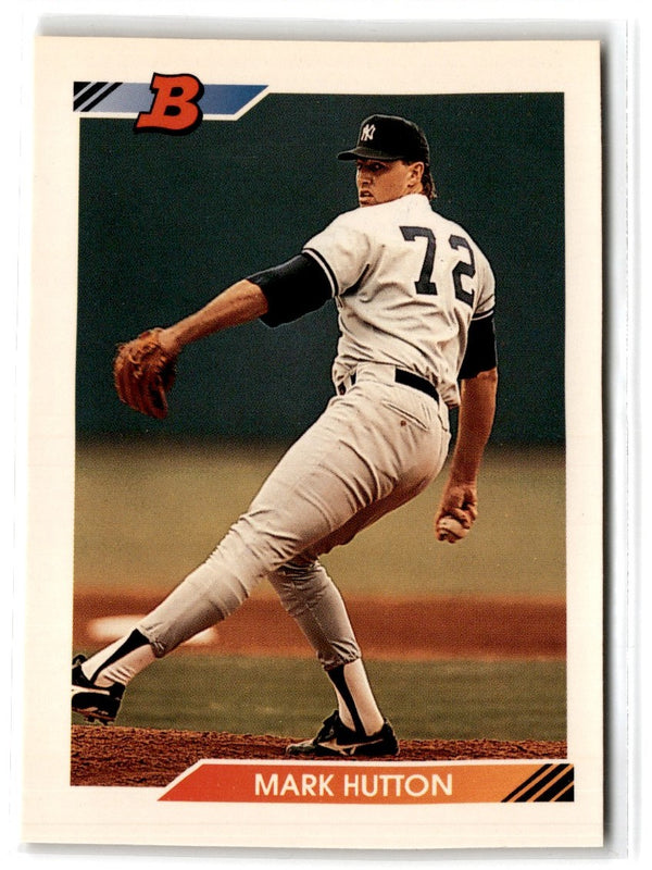 1992 Bowman Mark Hutton #598 Rookie