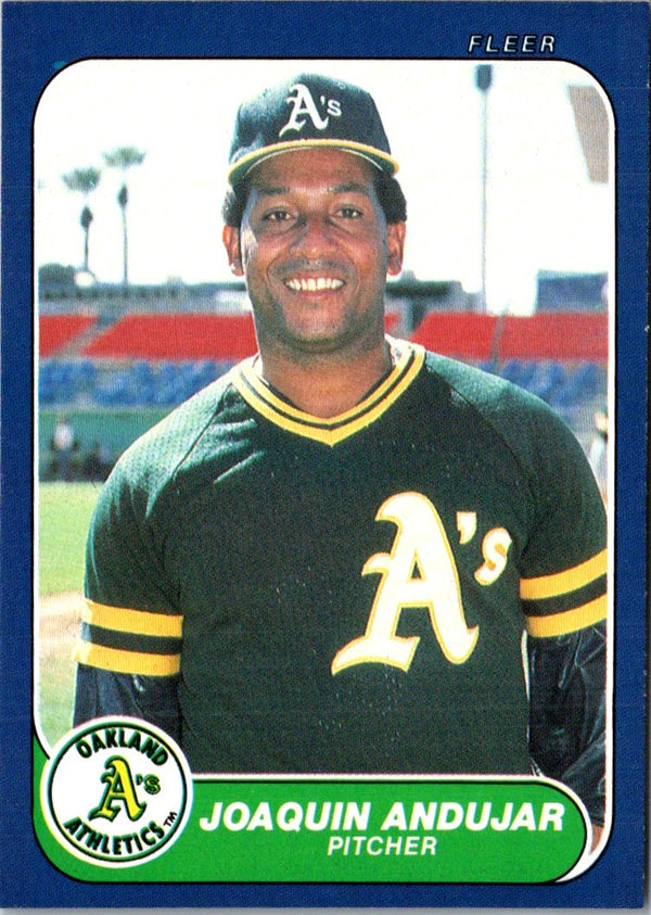 1986 Fleer Update Joaquin Andujar #U-4