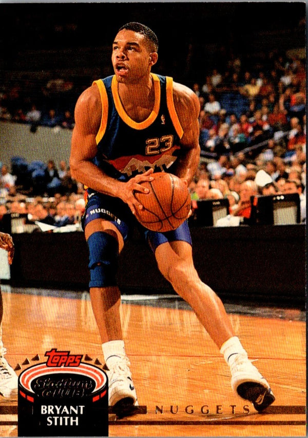 1992 Stadium Club Bryant Stith #237 Rookie