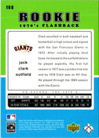 2001 Upper Deck Decade 1970's Jack Clark #108