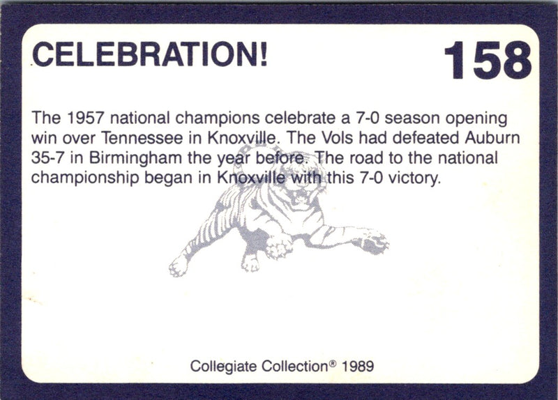 1989 Collegiate Collection Auburn Coke 580 Celebration!