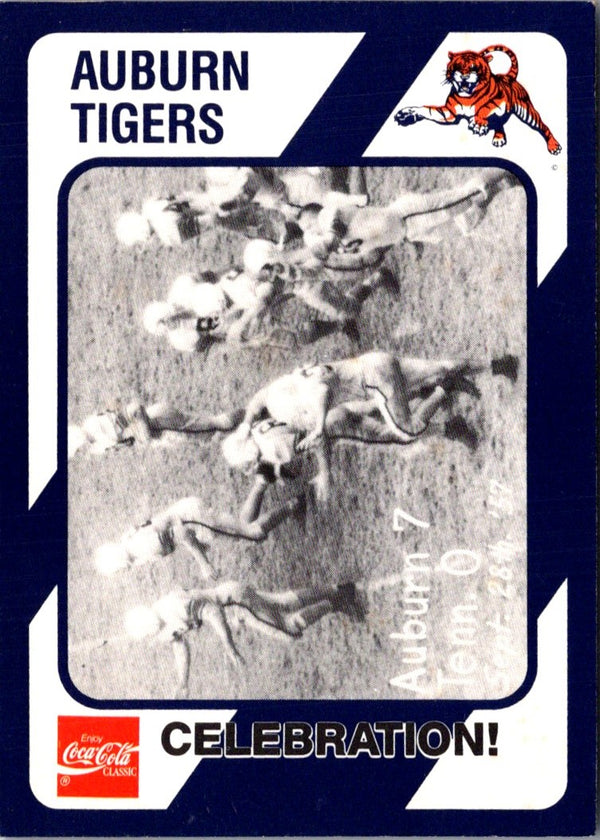 1989 Collegiate Collection Auburn Coke 580 Celebration! #158