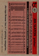 1981 Topps Jim Slaton