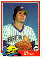 1981 Topps Jim Slaton #357