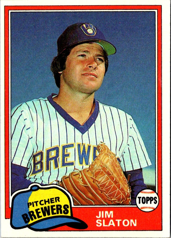 1981 Topps Jim Slaton #357